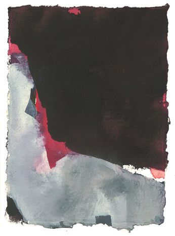 Serie: Nuages de France, No 7, 2013, aquarel, 21 x 15 cm